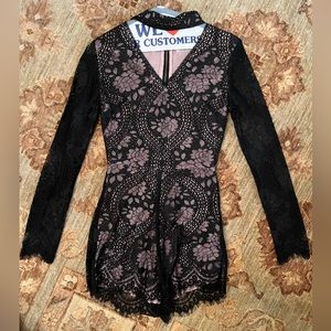 New Friends Colony Short Lace Romper